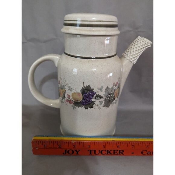 Royal Doulton Harvest Garland Cramer and coffee pot with lid stoneware - Picture 10 of 13